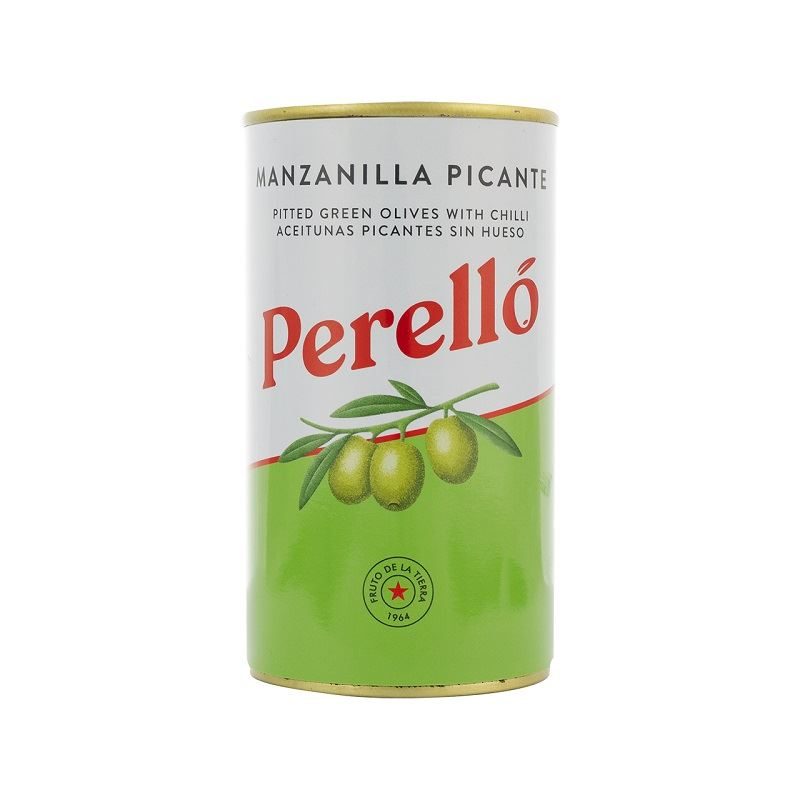 Perello Manzanilla Pitted Olives with Chilli