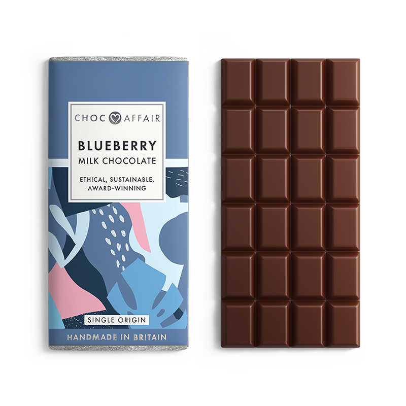 Choc Affair Blueberry Infused Milk Chocolate