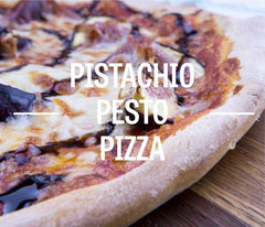 Gourmet Pizza with Pistachio Pesto, Spanish Ham & Figs