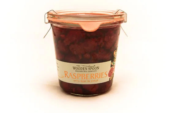 Wooden Spoon Raspberries with Rum