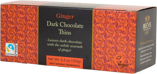 Beech's - Dark Chocolate & Ginger Thins