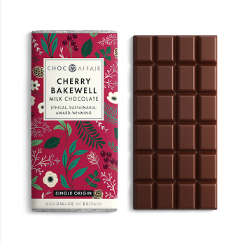 Choc Affair Cherry Bakewell Milk Chocolate Bar