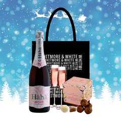 Classic Christmas Pink Fizz Gift Bag