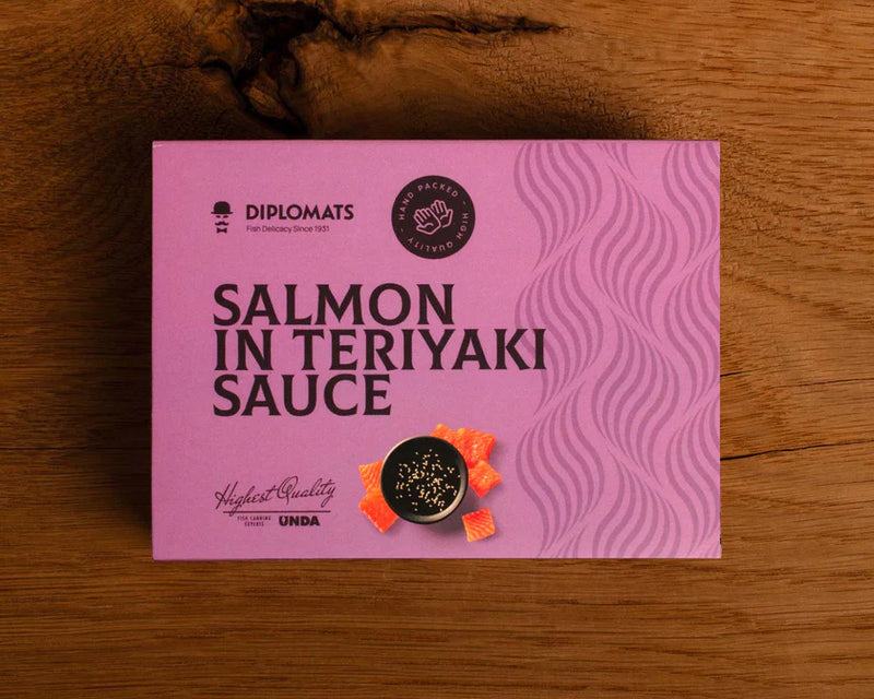 Diplomats Salmon in teriyaki sauce