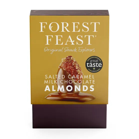 Forest Feast Gluten Free Salted Caramel Milk Chocolate Almonds