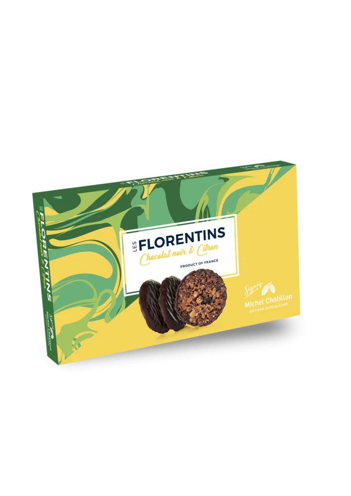 Dark Chocolate & Lemon Florentines