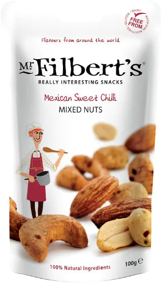 Mr Filbert’s Mexican Sweet Chilli Mixed Nuts