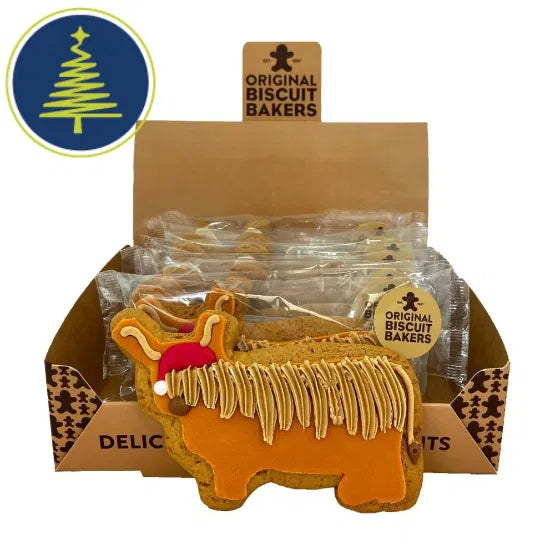 Original Biscuit Bakers Christmas Highland Cow
