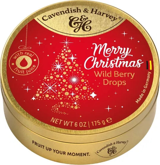 Cavendish & Harvey Merry Christmas Wild Berry Drops