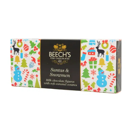 Beech's Milk Chocolate & Caramel Santa's & Snowmen