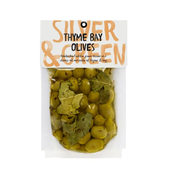 Silver & Green - Thyme Bay Olives Whole Green