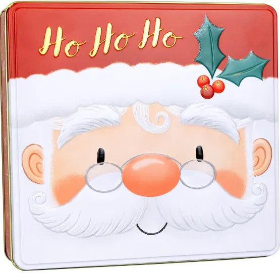 Silver Crane - Santa Square Tin