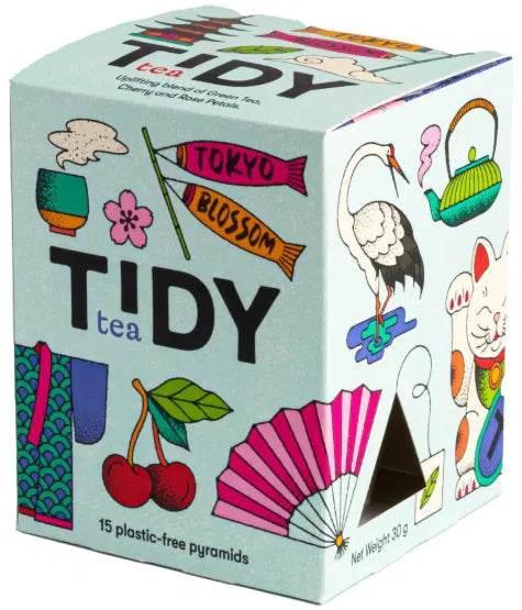Tidy Tea Tokyo Blossom, Green Tea and Cherry | Whitmore & White