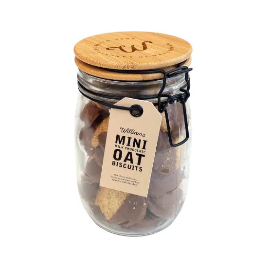Williams - Mini Choc Oat Biscuits Glass Jar