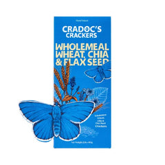 Cradoc's Wholemeal Wheat, Chia & Flax Seed Savoury Crackers