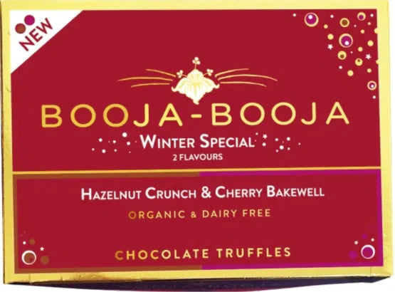 Booja Booja Winter Special Cherry Bakewell & Hazelnut Truffles