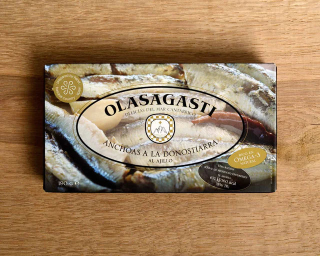 Anchovies a la Donostiarra Olasagasti