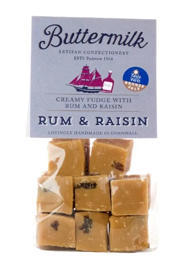 Buttermilk - Rum & Raisin Fudge | Whitmore & White