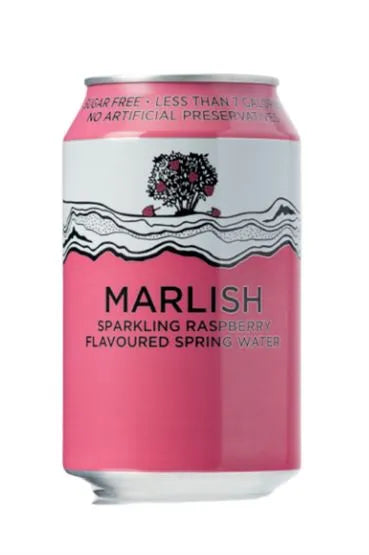 Marlish Raspberry Sparkling Water