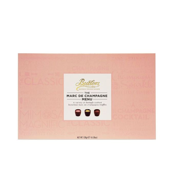Butlers Champagne Menu