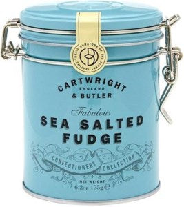 Cartwright & Butler Sea Salted Fudge in a Tin
