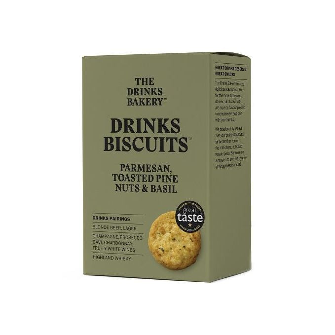 The Drinks Bakery - Parmesan, Toasted Pine Nut & Basil Biscuits