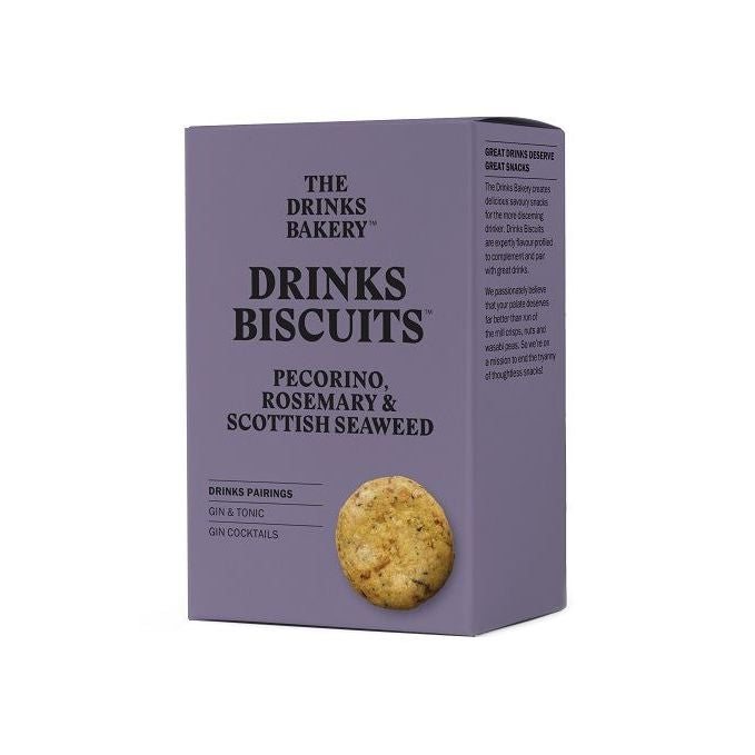 The Drinks Bakery - Pecorino, Rosemary & Seaweed Biscuits