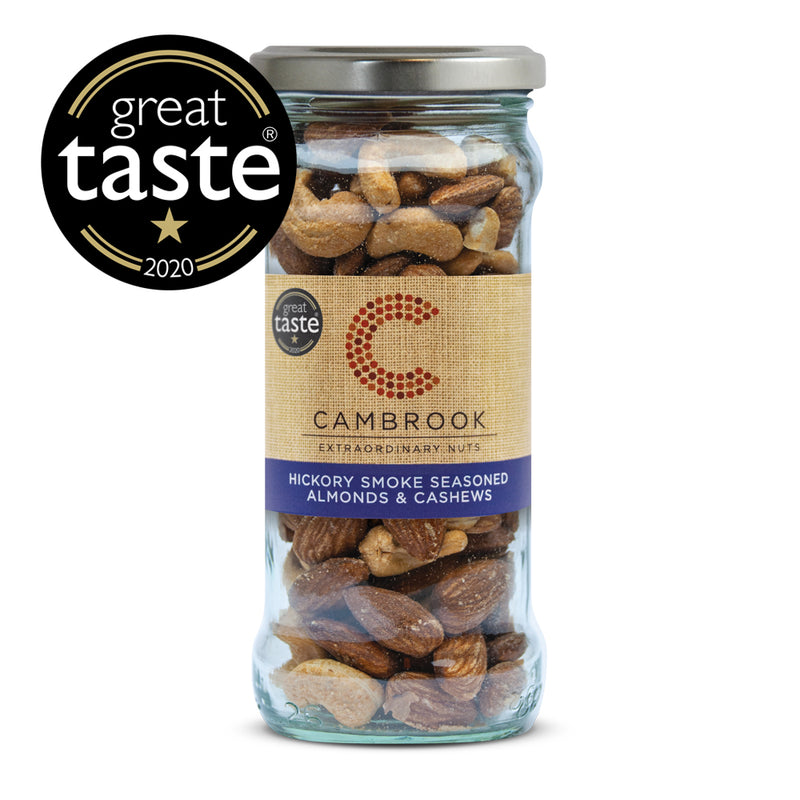 Cambrook Hickory Smoked Almonds and Cashews Jar