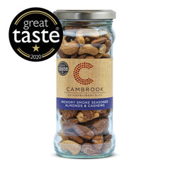 Cambrook Hickory Smoked Almonds and Cashews Jar