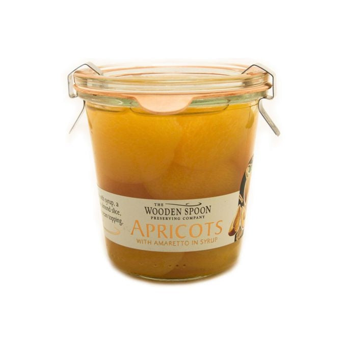 Wooden Spoon Apricots in Amaretto